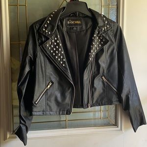 A leather jacket